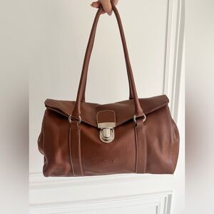 Brown Leather Shoulderbag